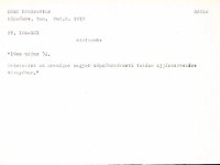 A-III-41 Schönherr Gyula hivatalos iratai
